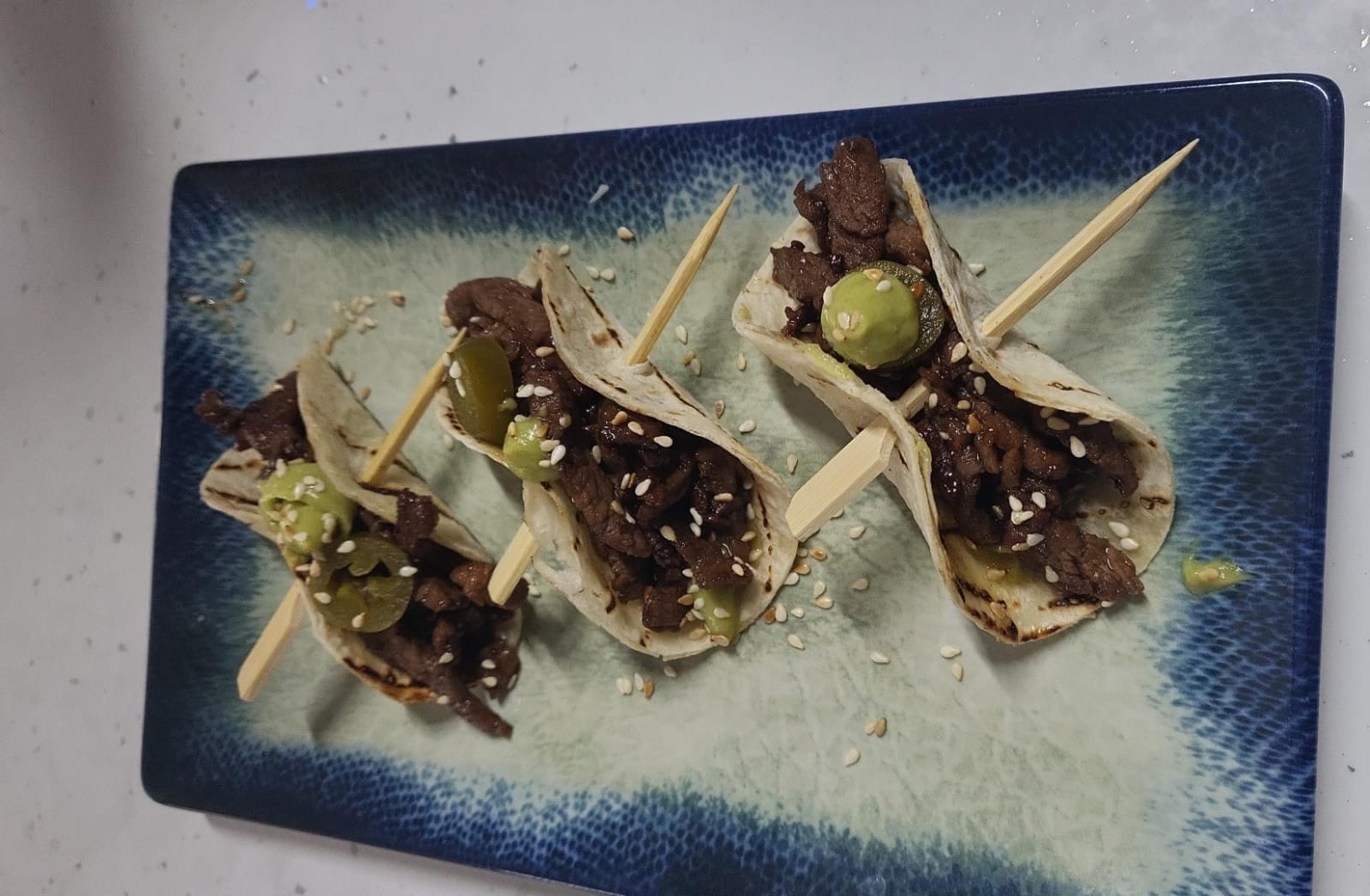 3 Angus Beef tacos - Mr Val by Il Calcio | Diverse Cuisine Delivery in Monaco, Cap-d'Ail & Beausoleil
