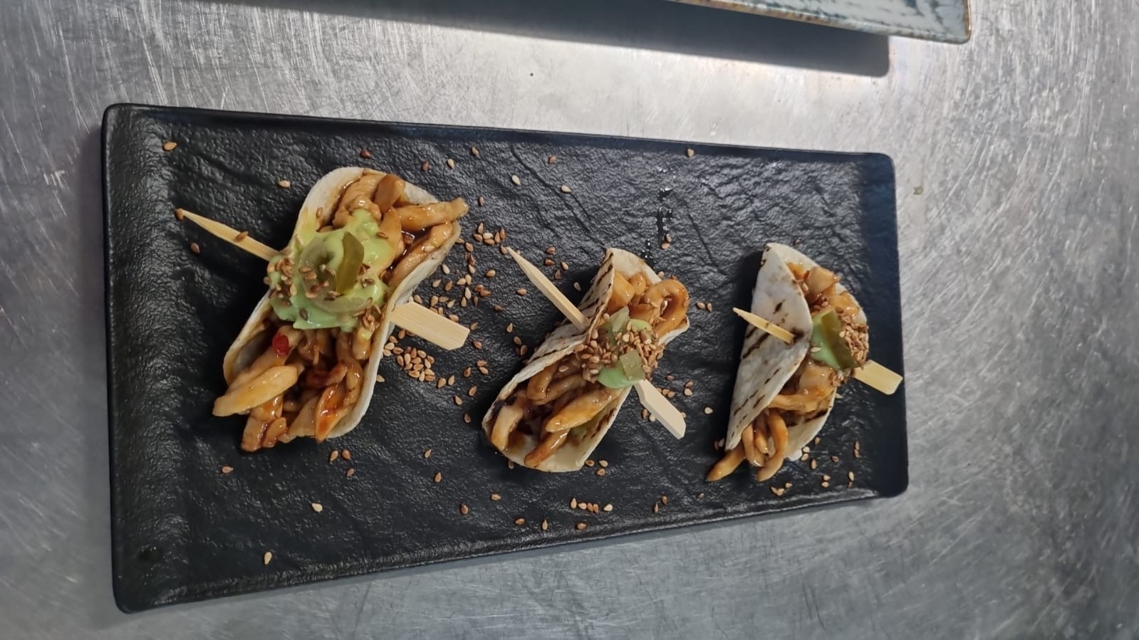 3 chicken tacos - Mr Val by Il Calcio | Diverse Cuisine Delivery in Monaco, Cap-d'Ail & Beausoleil