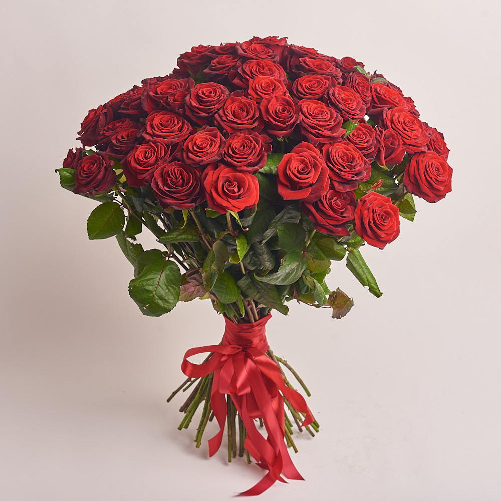 51 Red Roses - Flower Delivery Monaco | Fresh Bouquets by Mr. Room Service