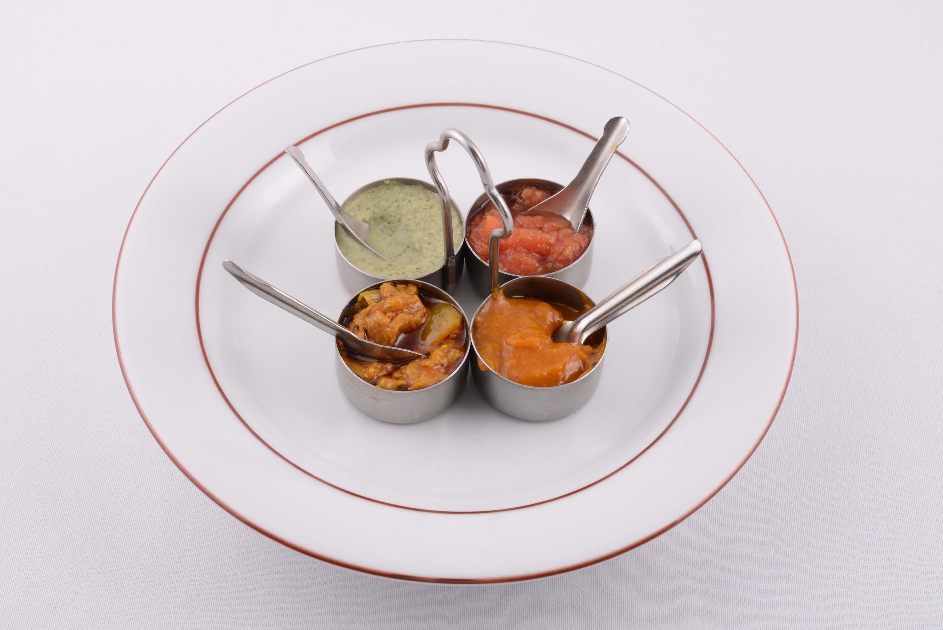 Assortment of 4 Chutney - Indian | Authentic Indian Cuisine Delivery in Monaco