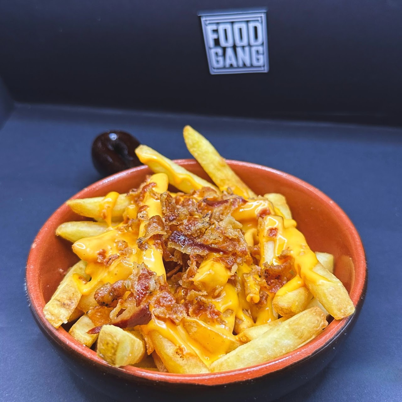 Bacon Cheddar Fries - Food Gang | Pizza, Chicken Wings & Brownies Delivery in Monaco, Cap-d'Ail & Beausoleil