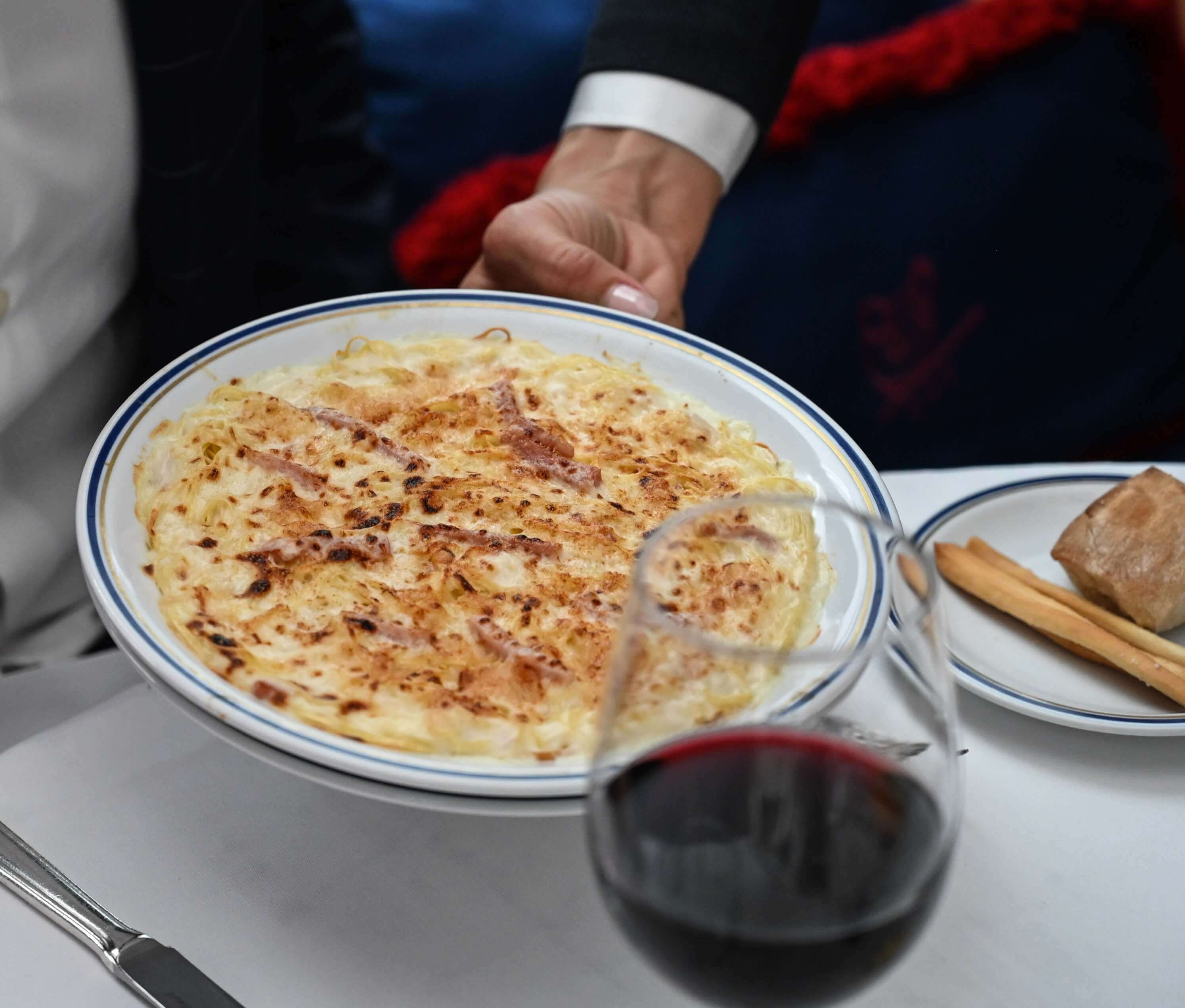 Baked White Tagliolini with Ham - Cipriani | Fine Italian Dining Delivery in Monaco