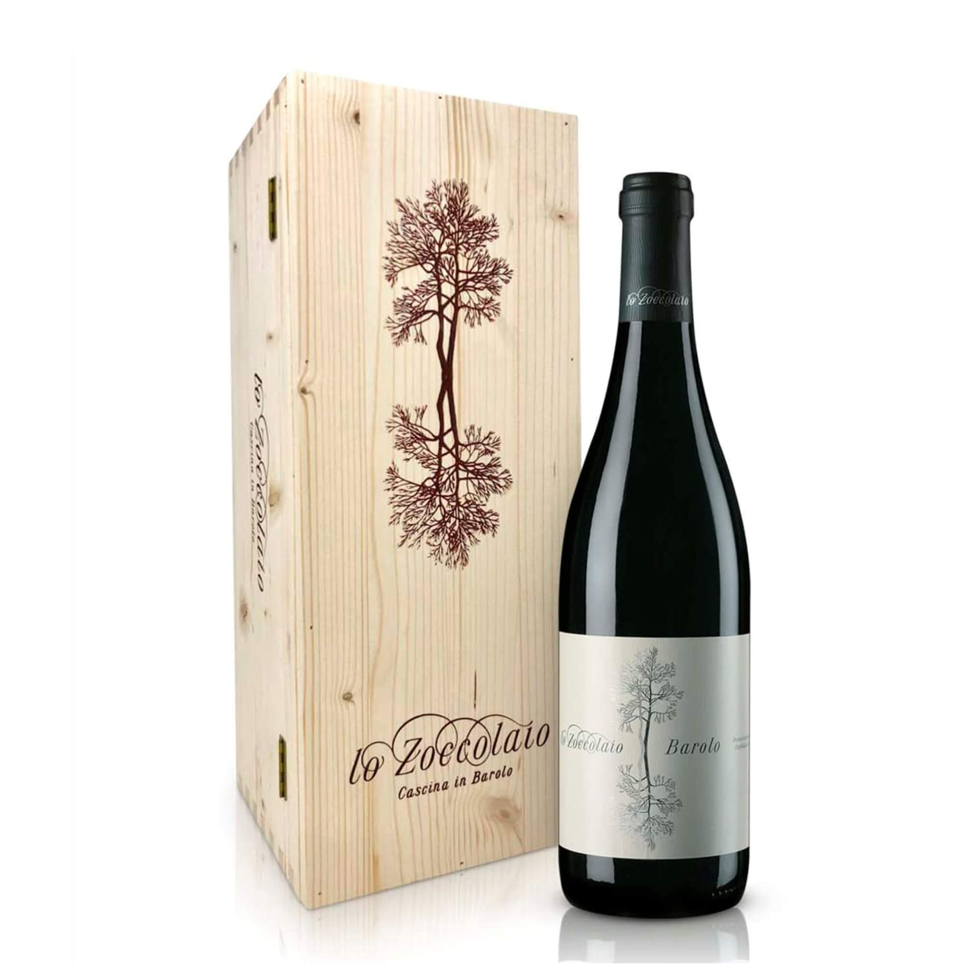 Barolo DOCG (2020, 75 cl) — Lo Zoccolaio (Wood Box) - Ice-Cold Champagne & Spirits Delivered in 30 Minutes | Monaco’s Fastest Delivery