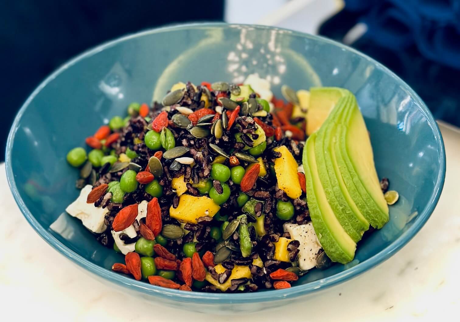 Black rice antioxidant bowl - Bubble Bar Monaco — breakfast, burgers, pizza & pelmeni delivery
