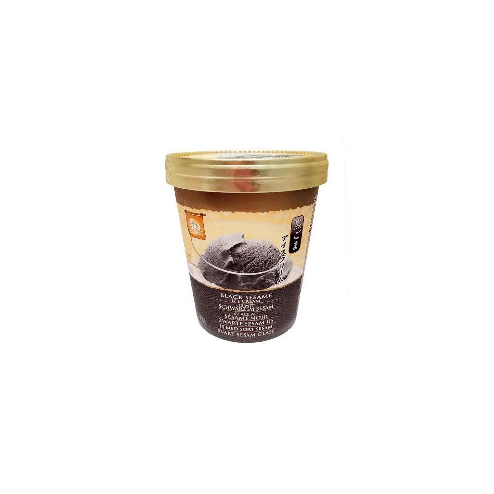 Glace au sésame noir