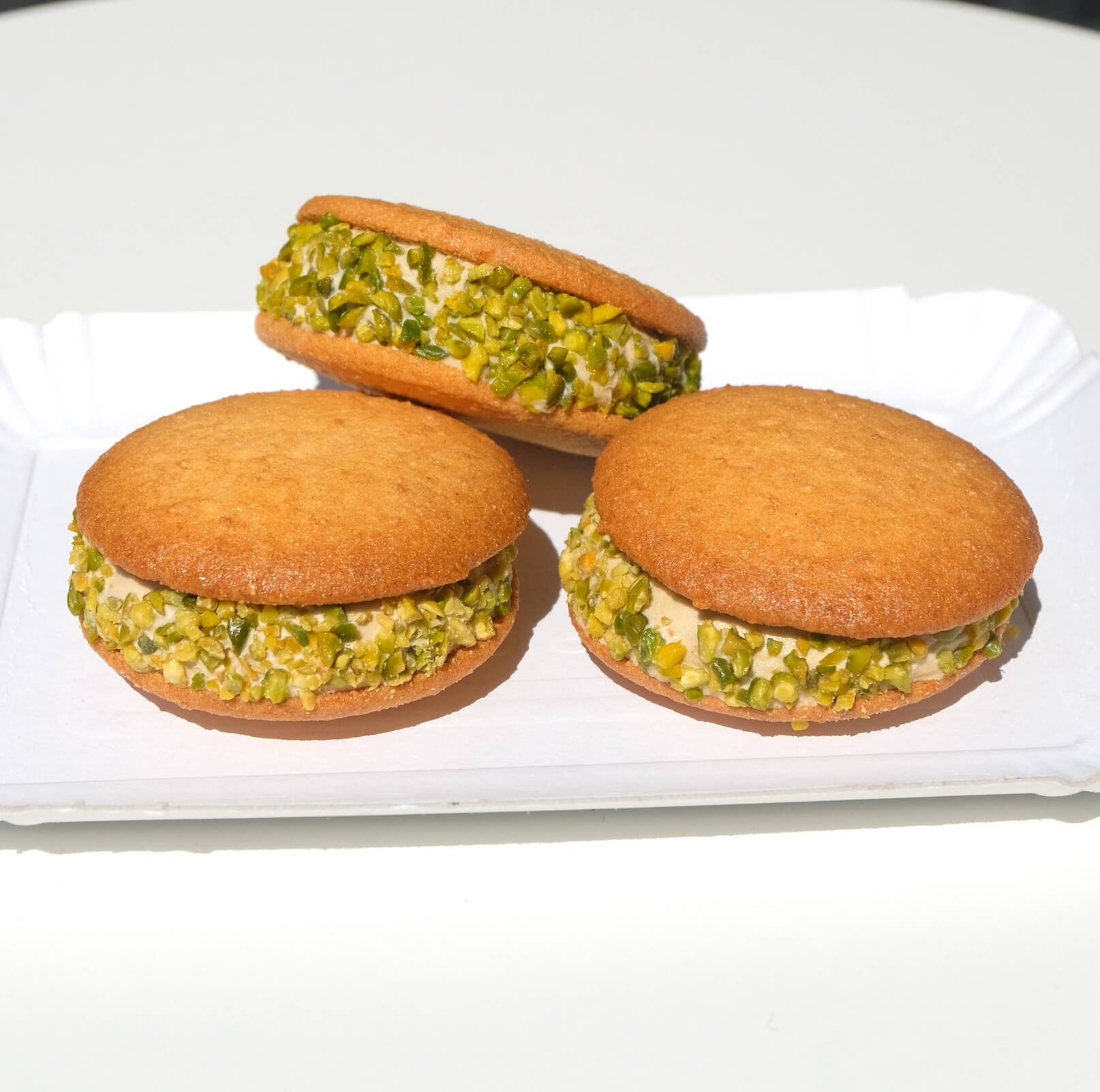 Box of 3 biscuits Pistachio - Santo Gelato | Gelato & Ice Cream Delivery in Monaco, Cap-d'Ail & Beausoleil