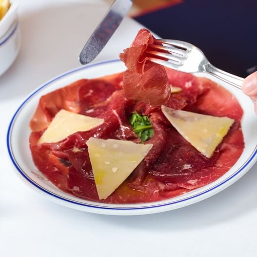 Bresaola with Rucola and Parmesan - Cipriani | Fine Italian Dining Delivery in Monaco