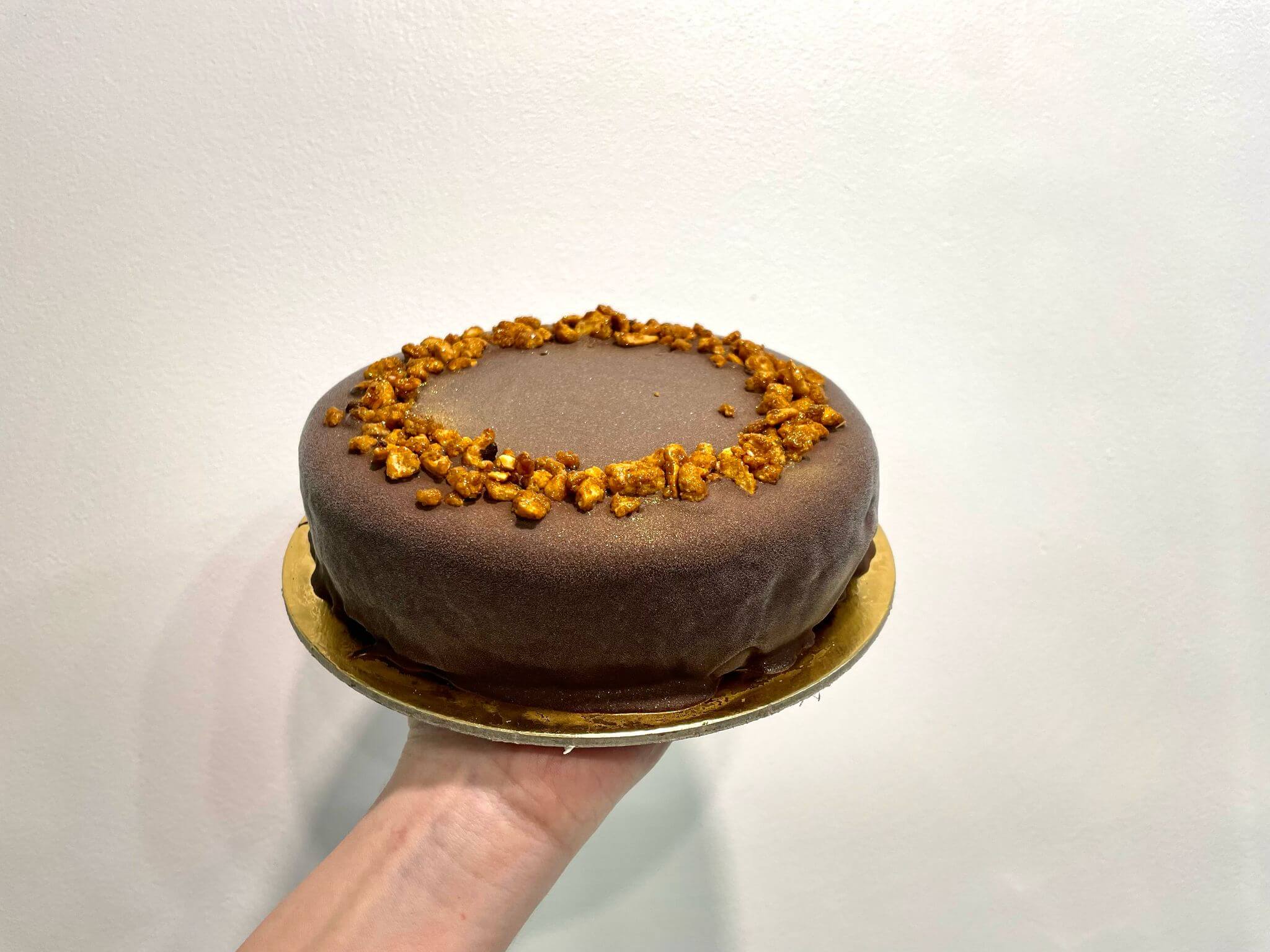 Brownie Cake Salted Caramel - La Bottega del Gelato | Authentic Italian Ice Cream Delivery in Monaco