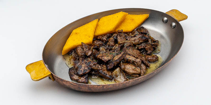 Calf's liver alla Veneziana - Odéon Café by Cipriani | Gourmet Italian Delivery in Monaco