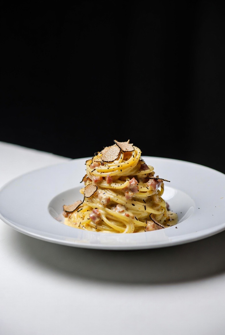 Carbonara and truffle - Via Margherita for Prince Of Venice  | Delivery in Monaco