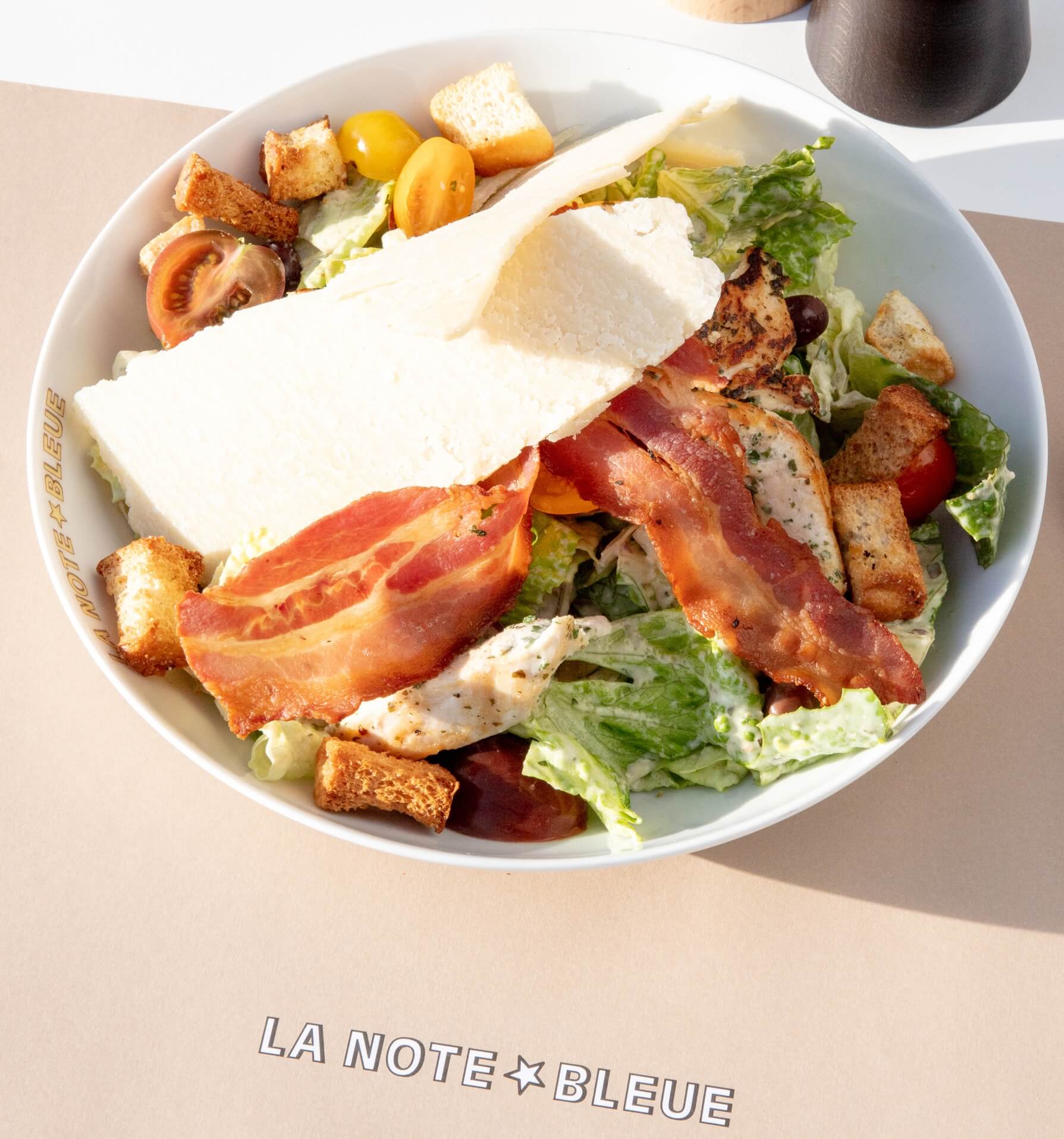 Cesar salad - La Note Bleue | Beachside Dining Delivery in Monaco