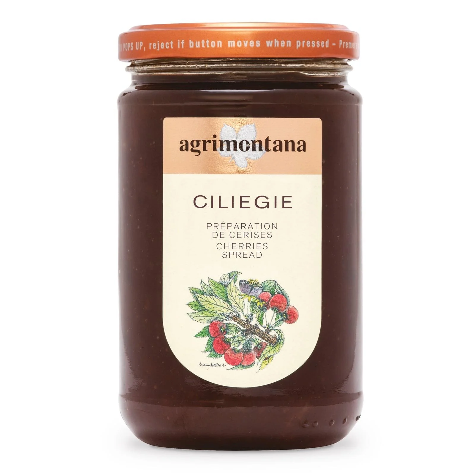 Cherry jam - GC - Gelato & Cioccolato | Ice Cream & Sweets Delivery in Monaco, Cap-d'Ail & Beausoleil