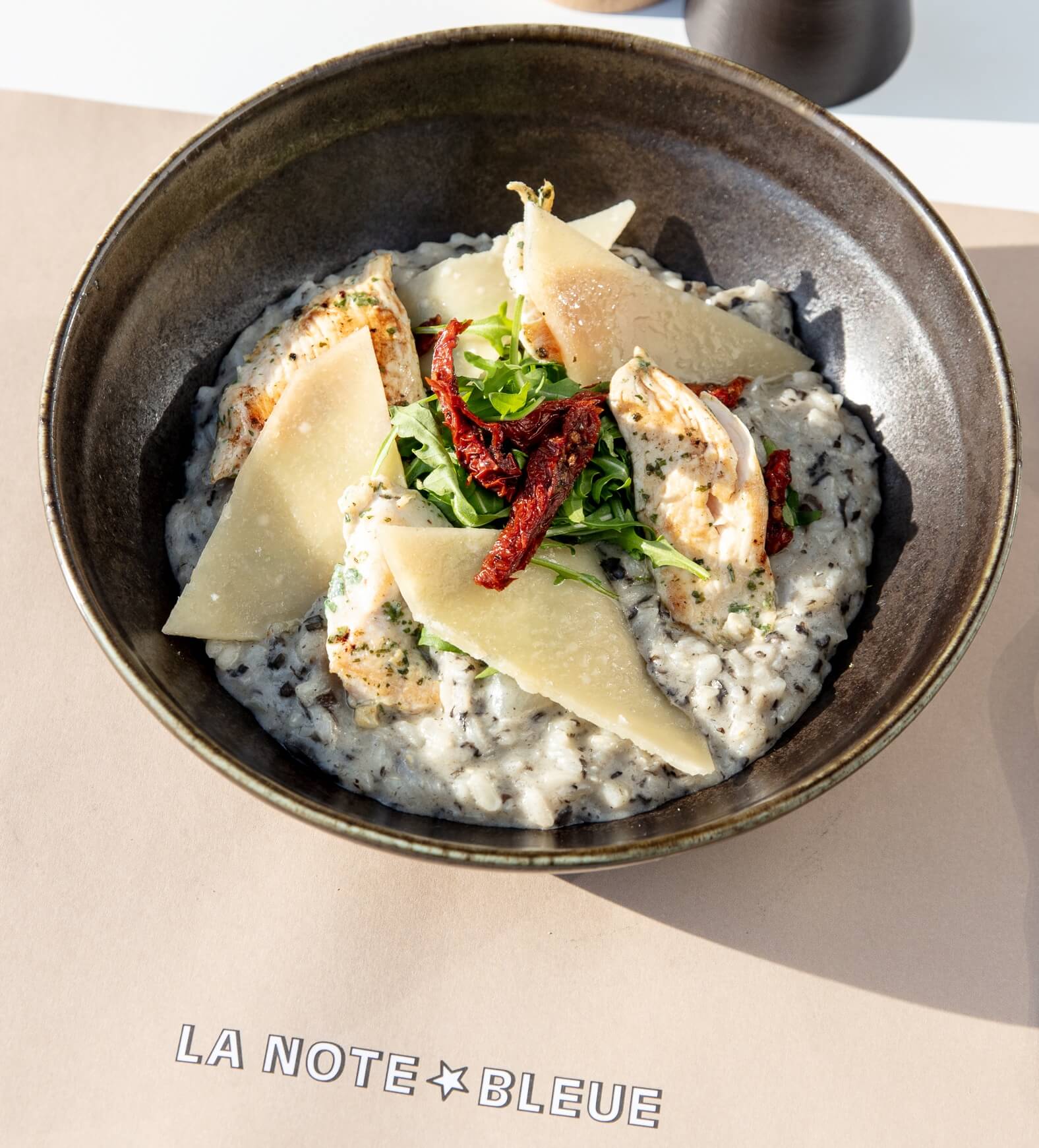 Chicken & truffle risotto - La Note Bleue | Beachside Dining Delivery in Monaco