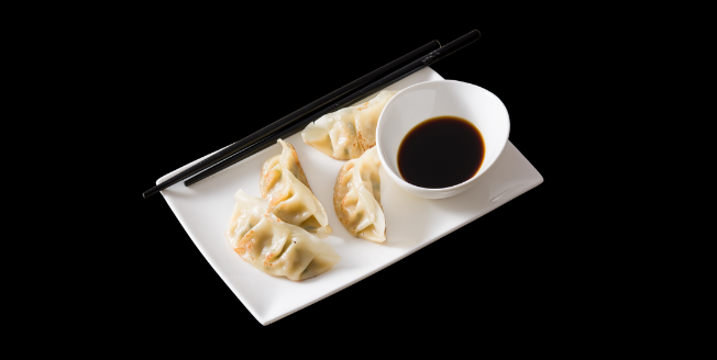 Gyoza Poulet x4 - Poke Wok | Livraison Poke Bowls & Cuisine Asiatique à Monaco, Cap-d'Ail & Beausoleil