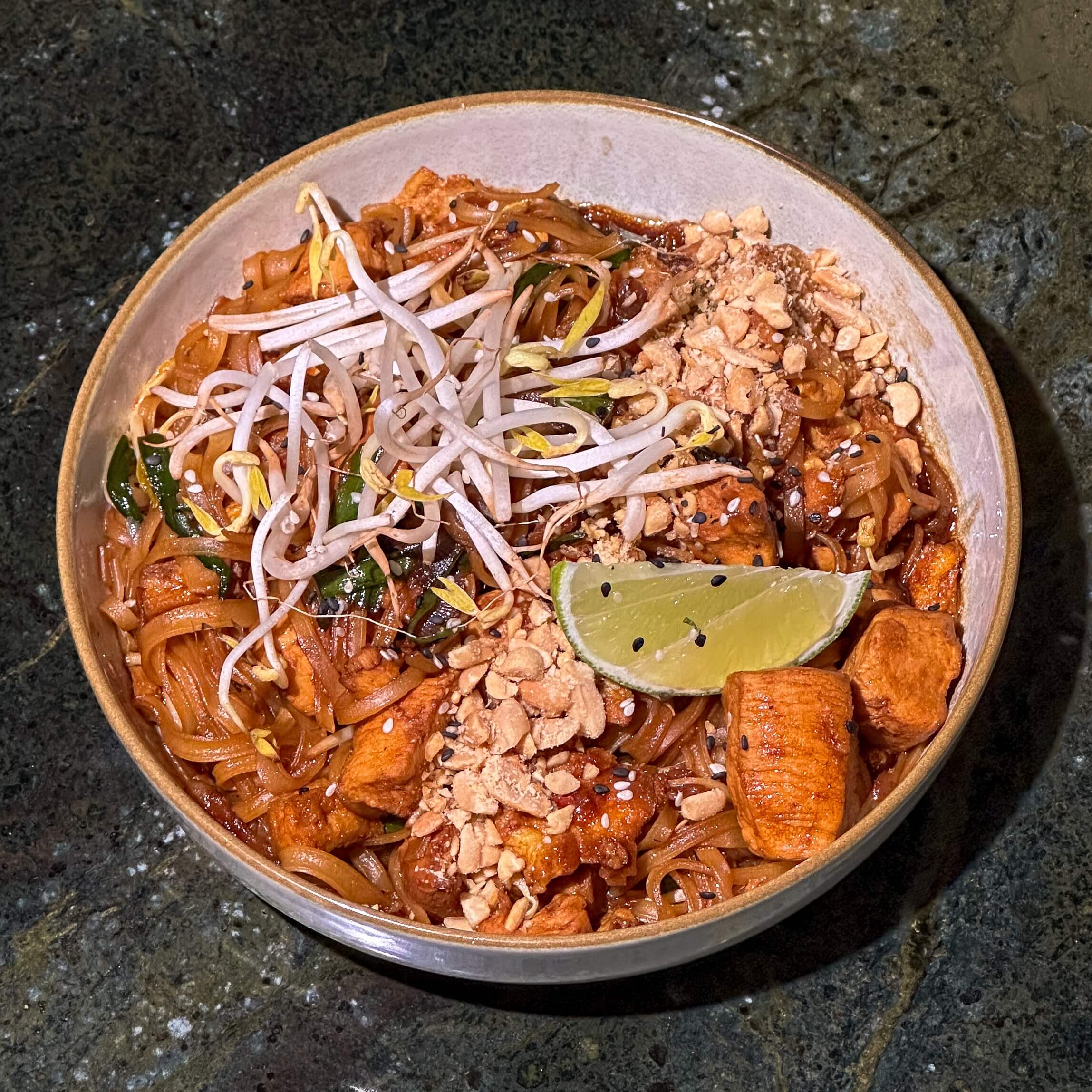 Chicken Pad Thai - Spicy Bamboo Thai Monaco — Pad Thai, Bo Bun & Curry Delivery