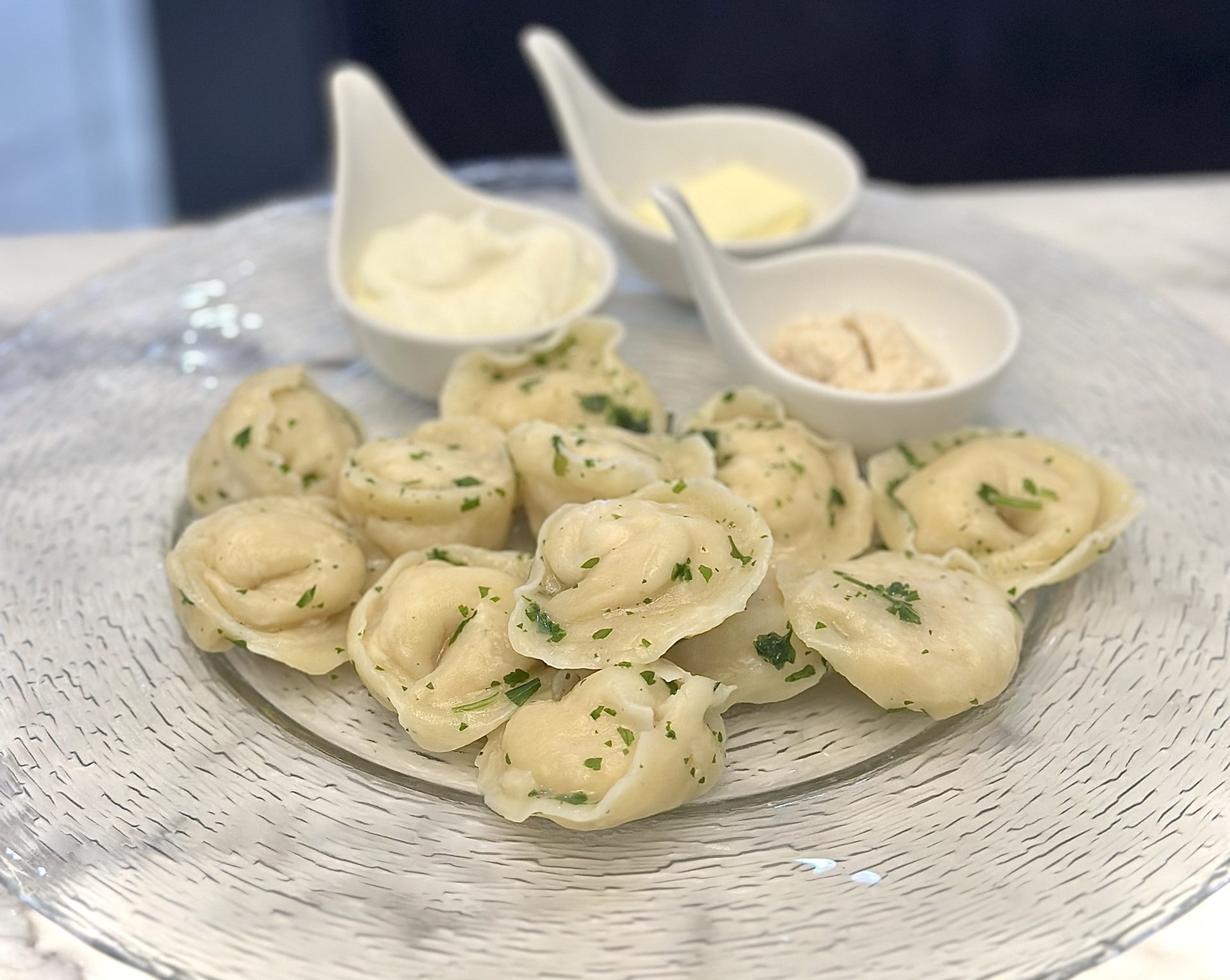 Chicken Pelmeni - Bubble Bar Monaco — breakfast, burgers, pizza & pelmeni delivery