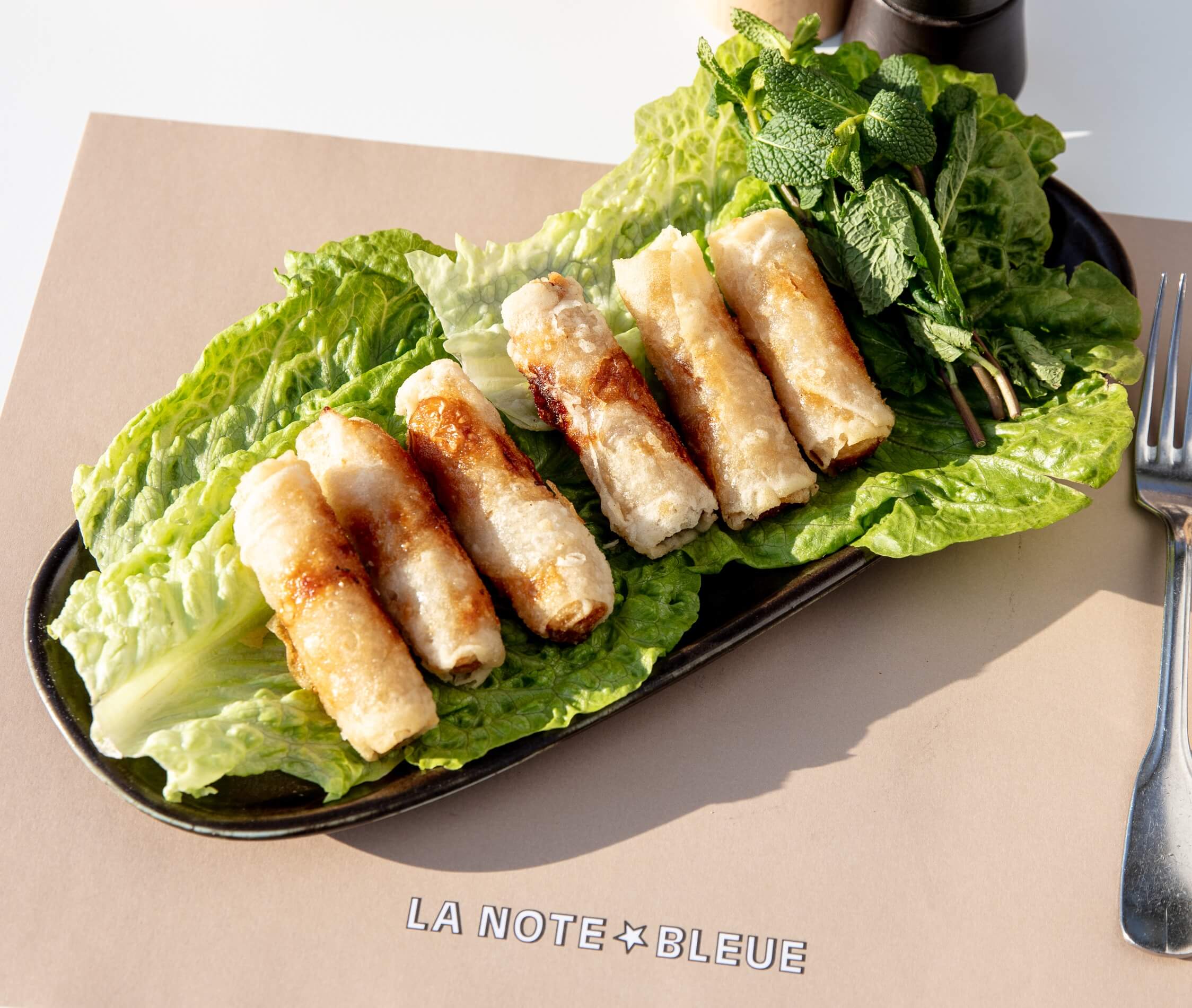 Chicken spring rolls - La Note Bleue | Beachside Dining Delivery in Monaco