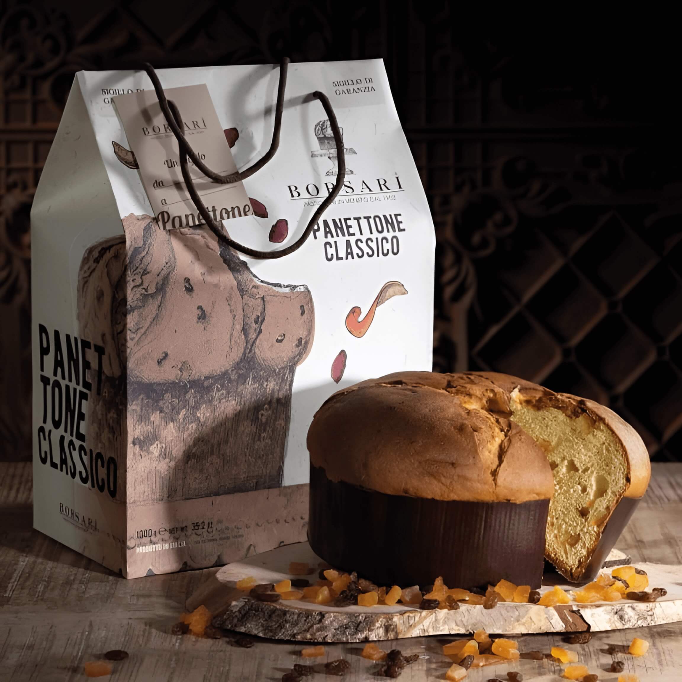 Classic Panettone - Traditional Italian Christmas Cake (1000g)