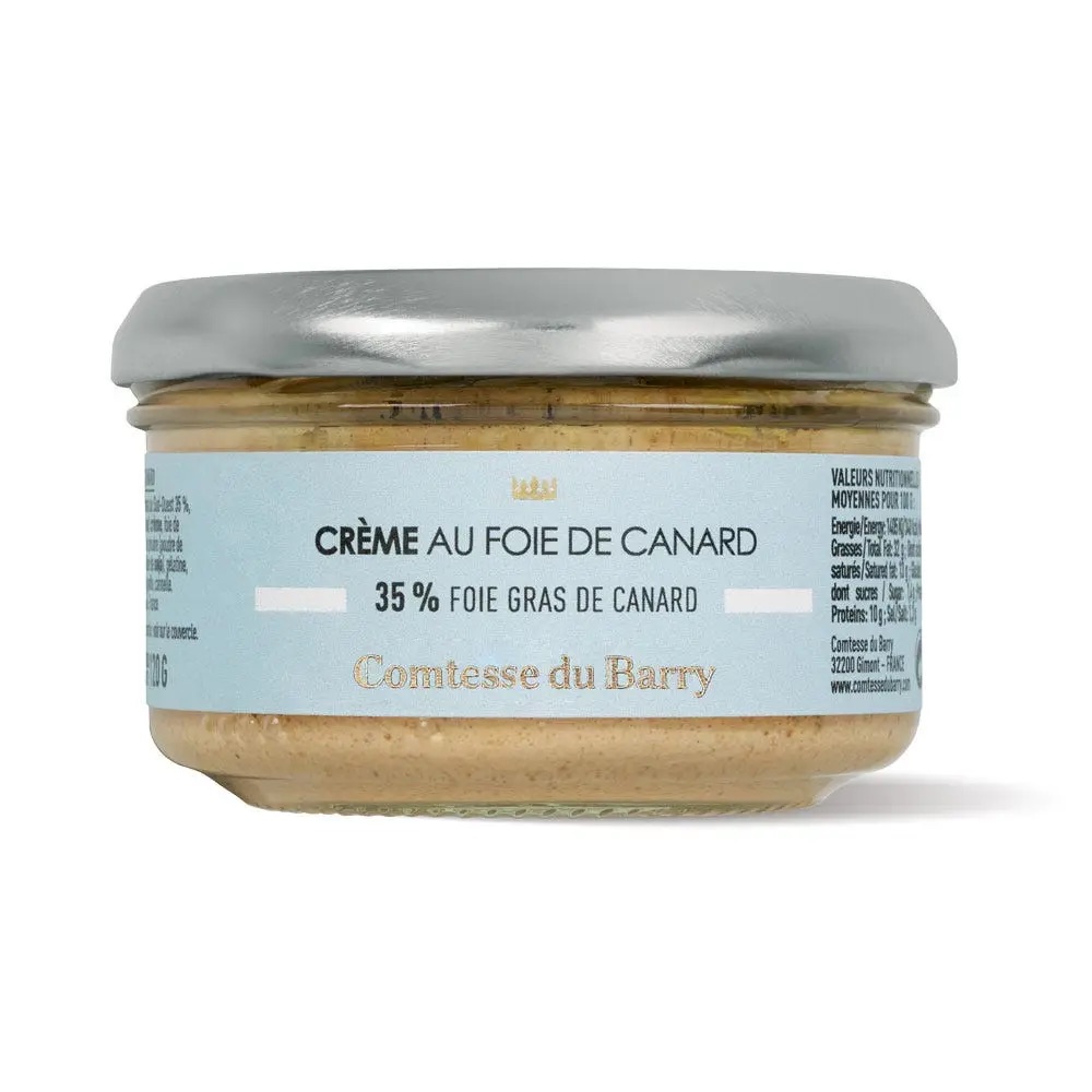 Cream of Duck Foie Gras (35%) 120g - Foie Gras Comtesse du Barry