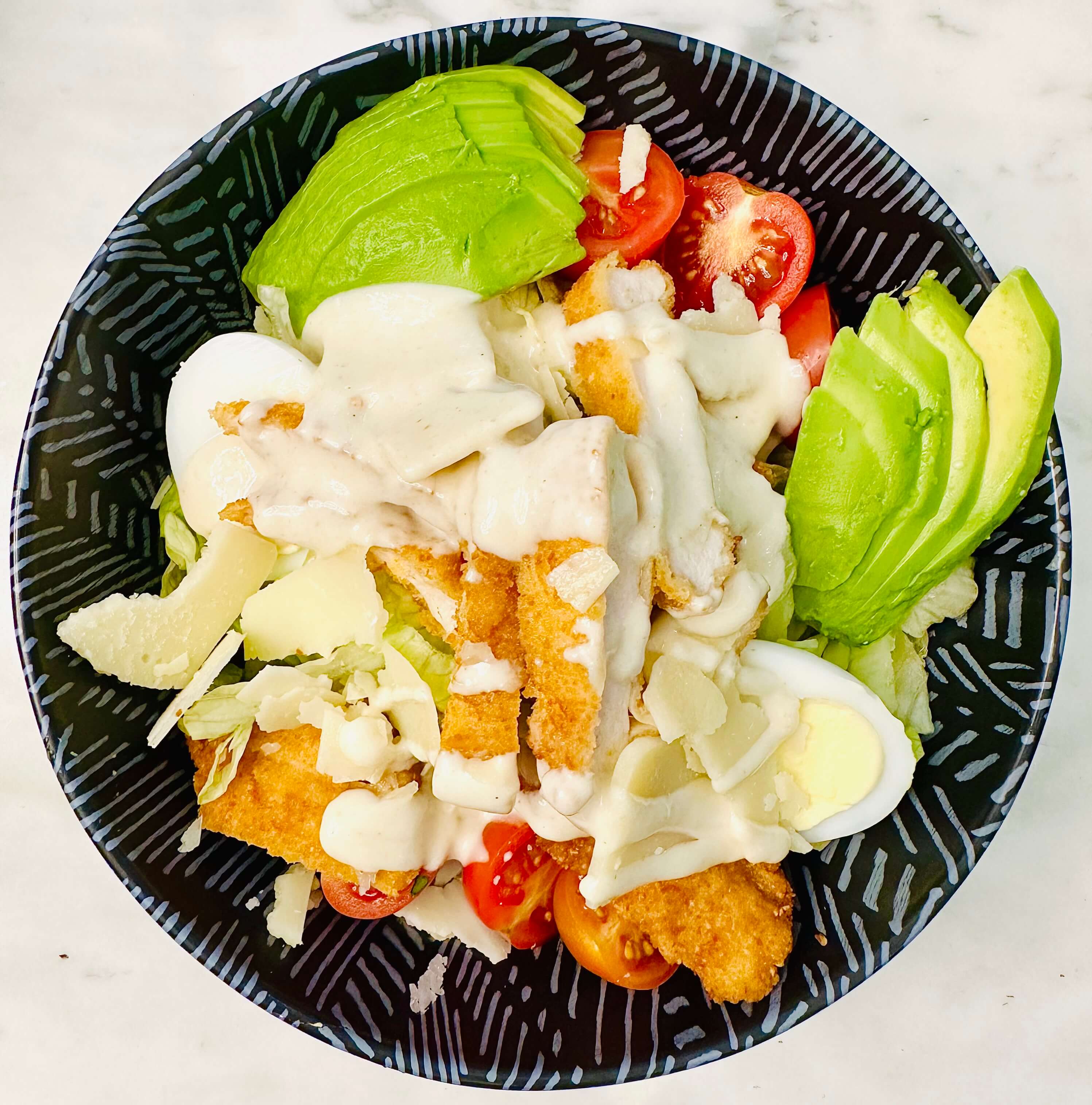 Crispy Caesar Bowl - Bubble Bar Monaco — breakfast, burgers, pizza & pelmeni delivery
