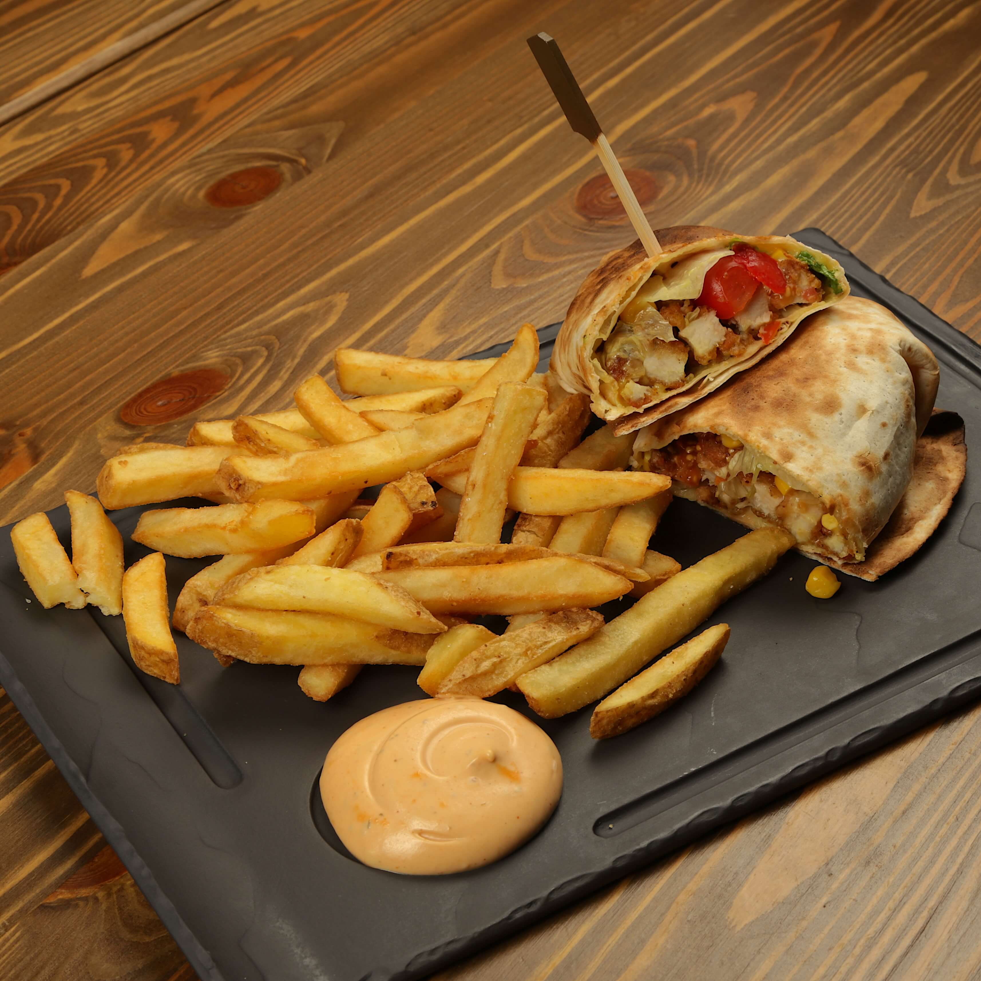 Crispy Chicken Wrap - Old Wild West | Delivery in Monaco