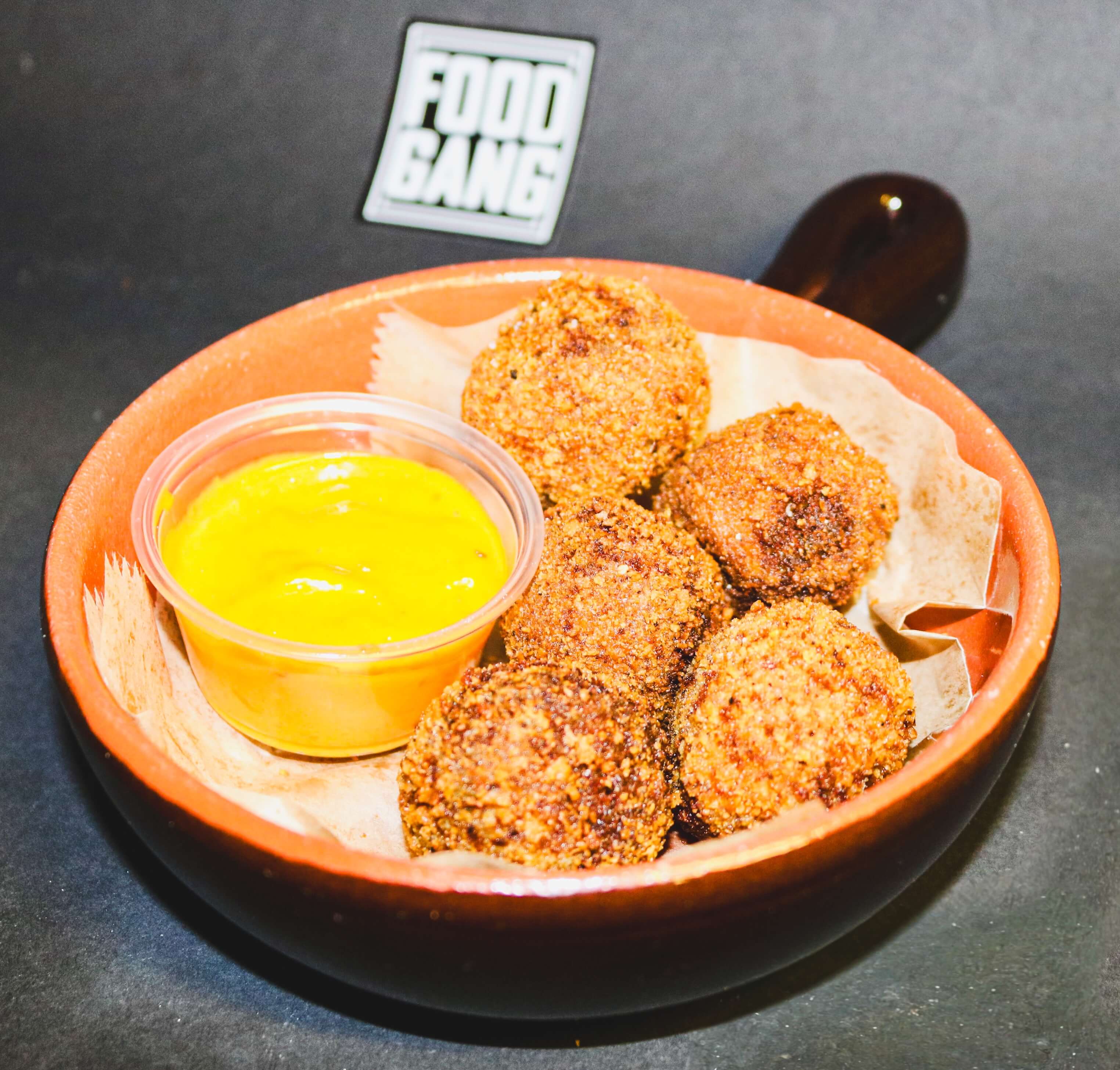 Croquetas Black Angus, Homemade sauce - Food Gang | Pizza, Chicken Wings & Brownies Delivery in Monaco, Cap-d'Ail & Beausoleil