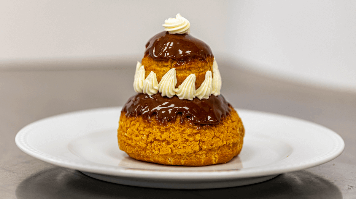 Dessert - Chocolate Religieuse - Amore Mio | Sandwiches & Salads Delivery in Monaco, Cap-d'Ail & Beausoleil
