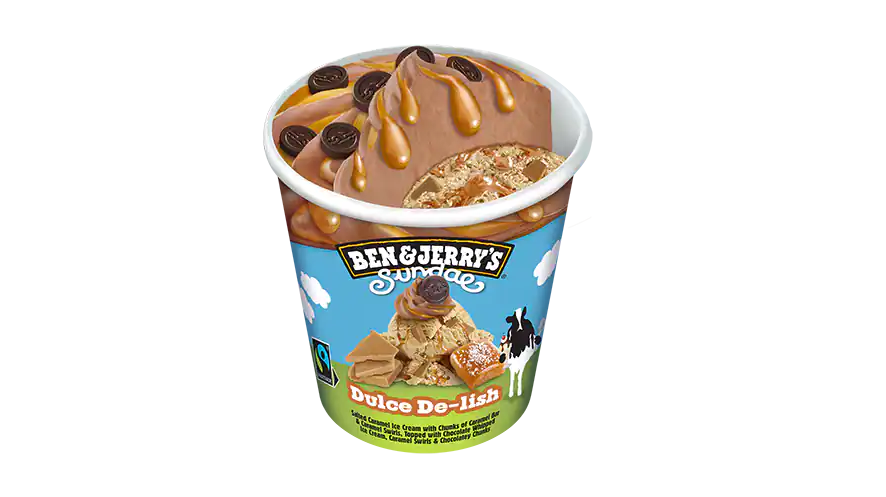 B&J Dulce De-lish Sundae 465ml