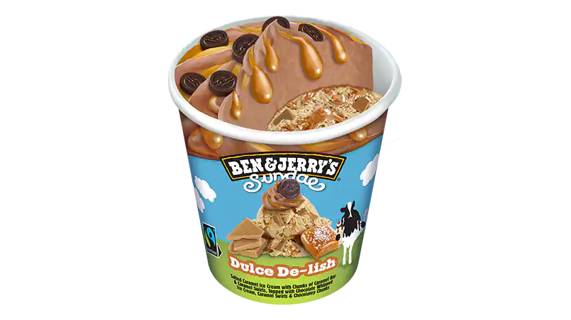 Dulce De-lish Sundae 465ml - Ben & Jerry’s x Magnum Ice Cream Shop Monaco – Premium Frozen Treats