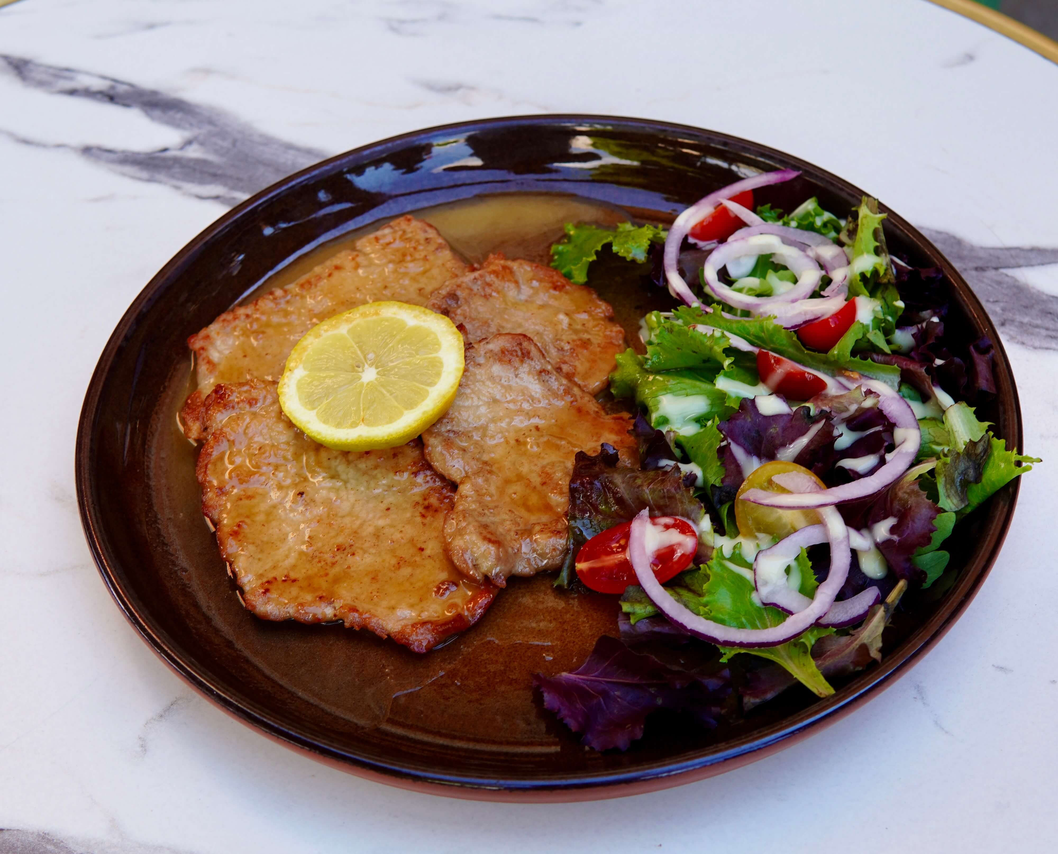 Escalope with wine - La pampa