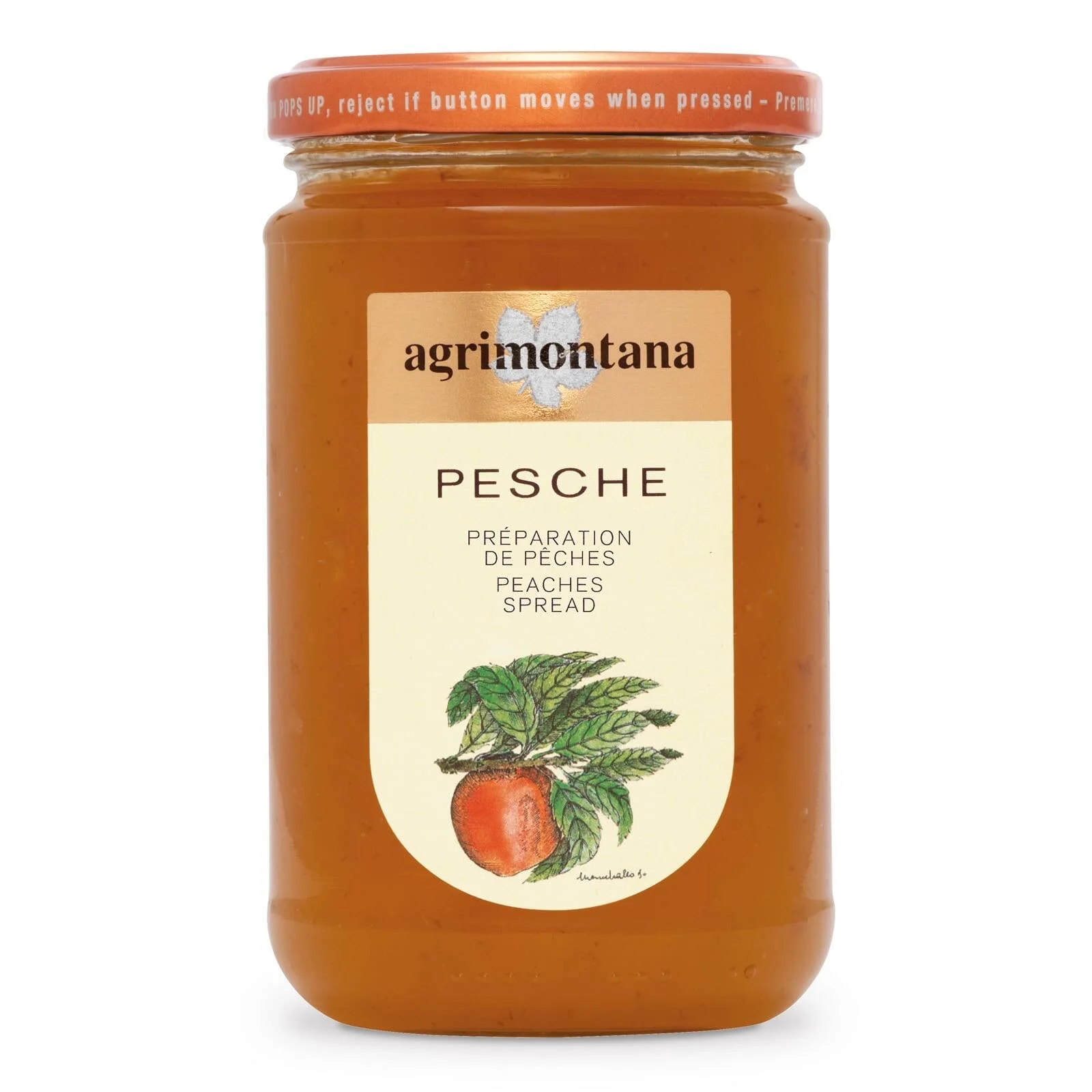 Extra peach jam - GC - Gelato & Cioccolato | Ice Cream & Sweets Delivery in Monaco, Cap-d'Ail & Beausoleil