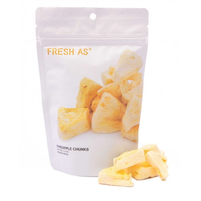 FRESH AS | Freeze-dried Pineapple Chunks - Maison del Gusto delivery in Monaco | Mr. Room Service