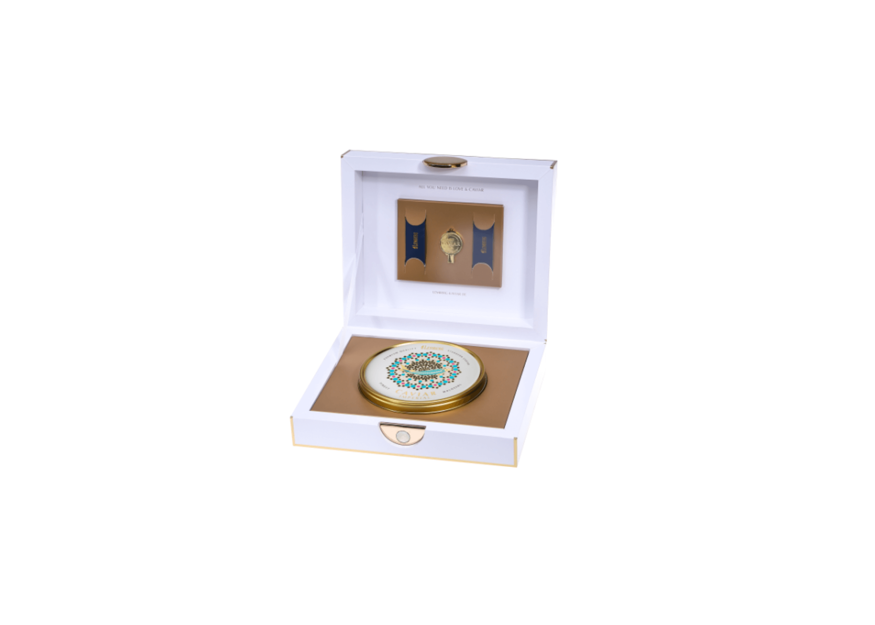 Giftbox for 250g - Caviar Delivery Monaco – Black & Red Caviar in 30 Minutes | Mr. Room Service