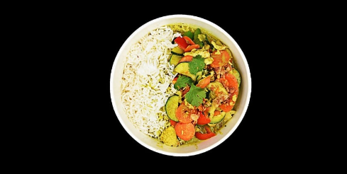 Curry Vert - Poke Wok | Livraison Poke Bowls & Cuisine Asiatique à Monaco, Cap-d'Ail & Beausoleil