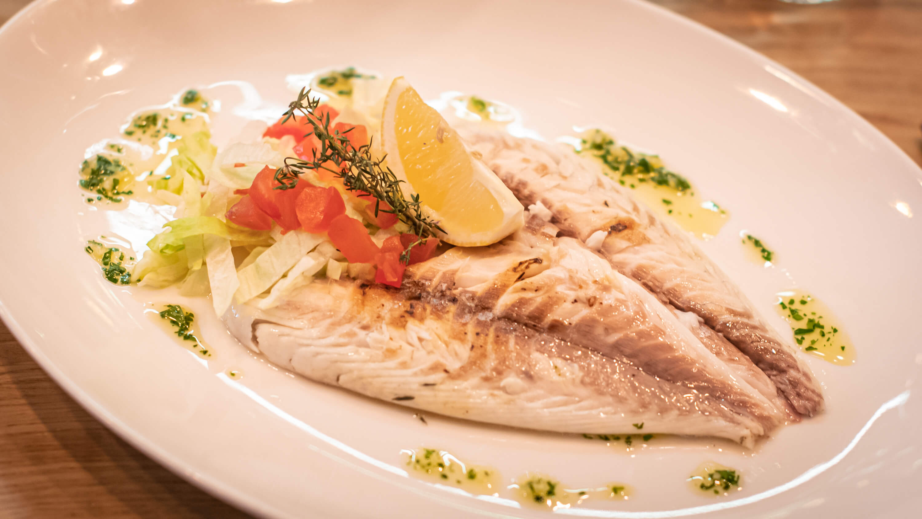 Grilled Seabream Filet - Nonna Maria | Authentic Neapolitan Cuisine Delivery in Monaco