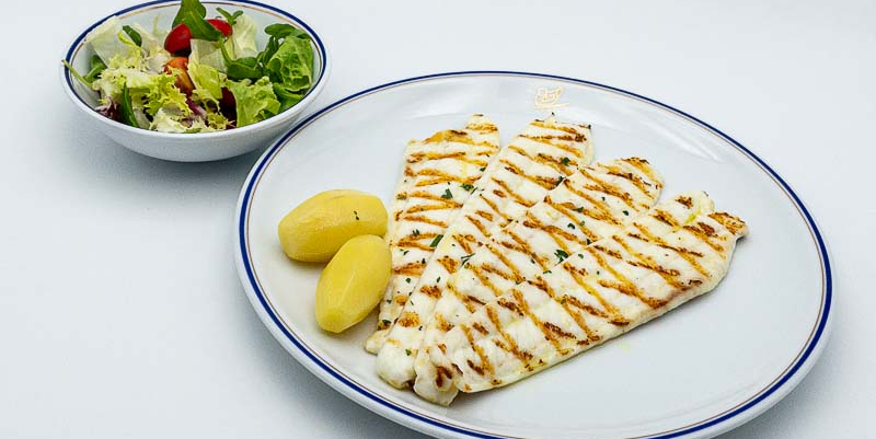 Grilled Sole filet, salade - Odéon Café by Cipriani | Gourmet Italian Delivery in Monaco