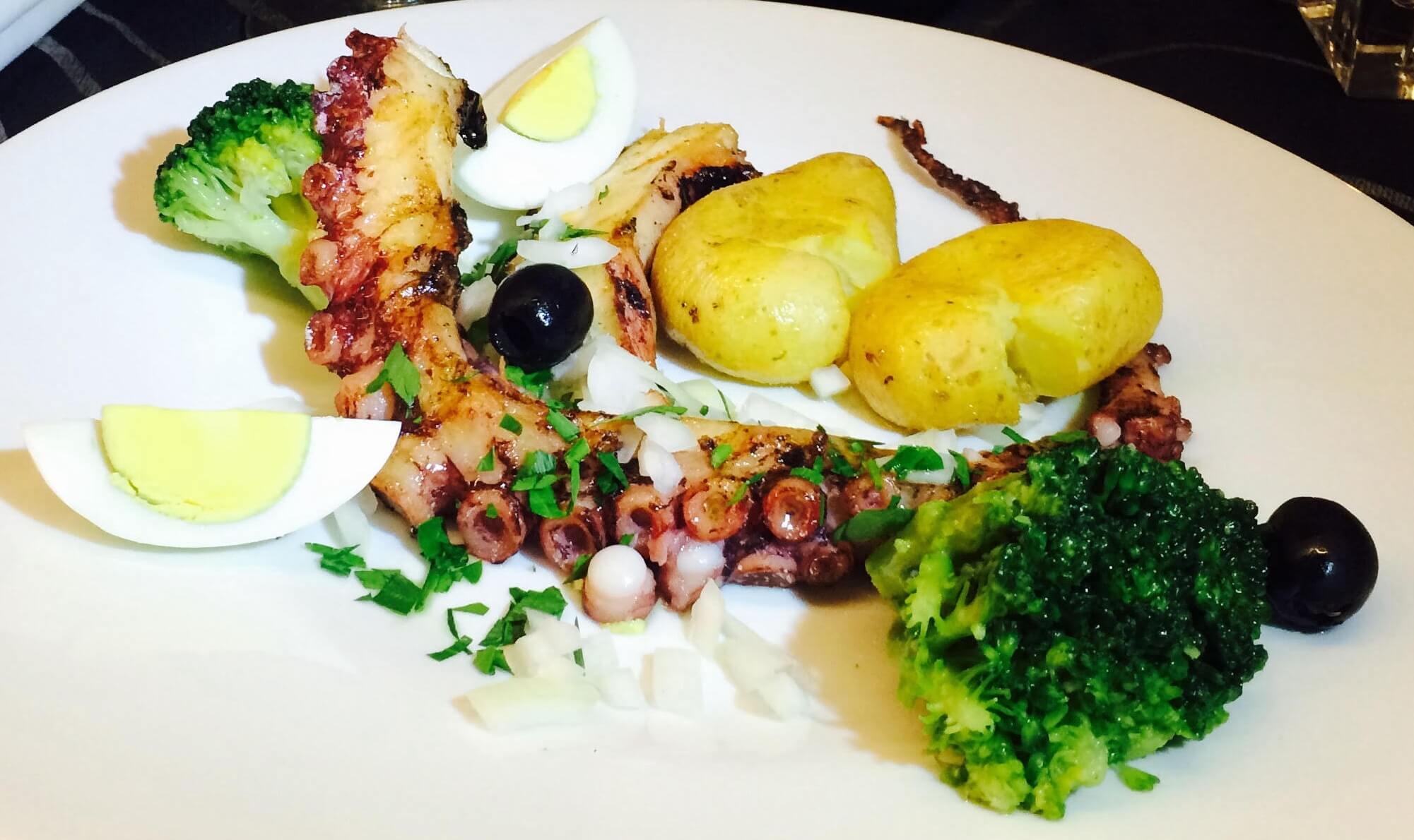 Grilled octopus - Braza's Delivery - Firewood-Grilled Portuguese Cuisine in Monaco