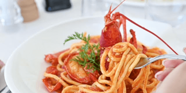 Homard Bigoli - Amici Miei | Italian & Mediterranean Food Delivery in Monaco