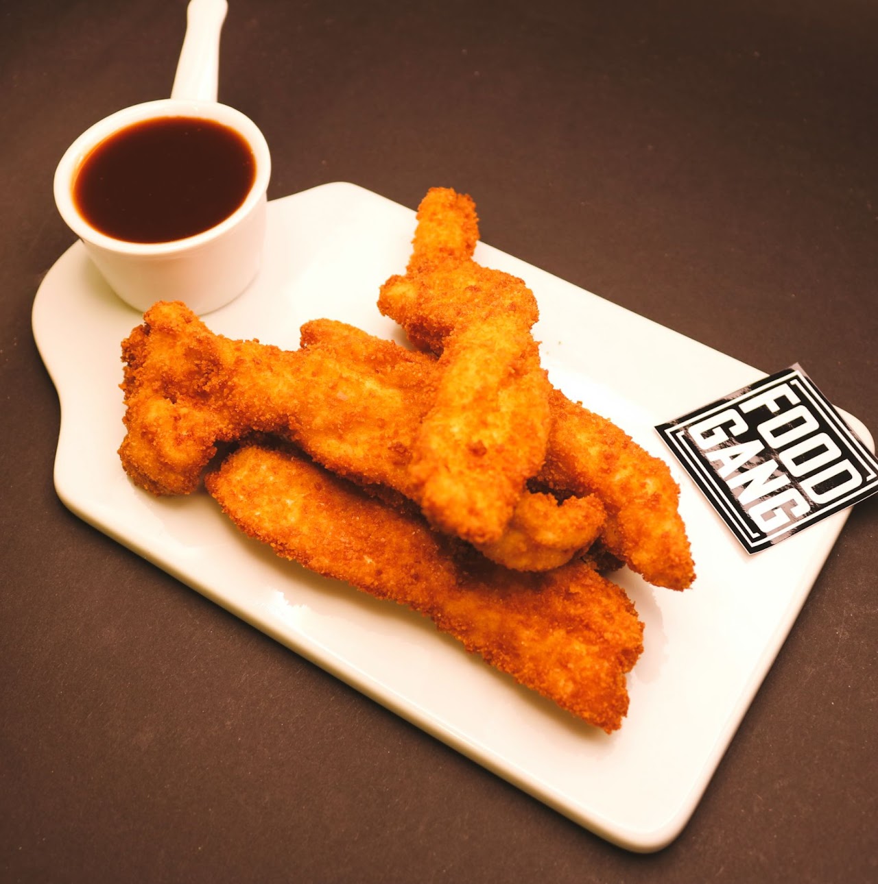 Home-made chicken fingers & BBQ sauce - Food Gang | Pizza, Chicken Wings & Brownies Delivery in Monaco, Cap-d'Ail & Beausoleil