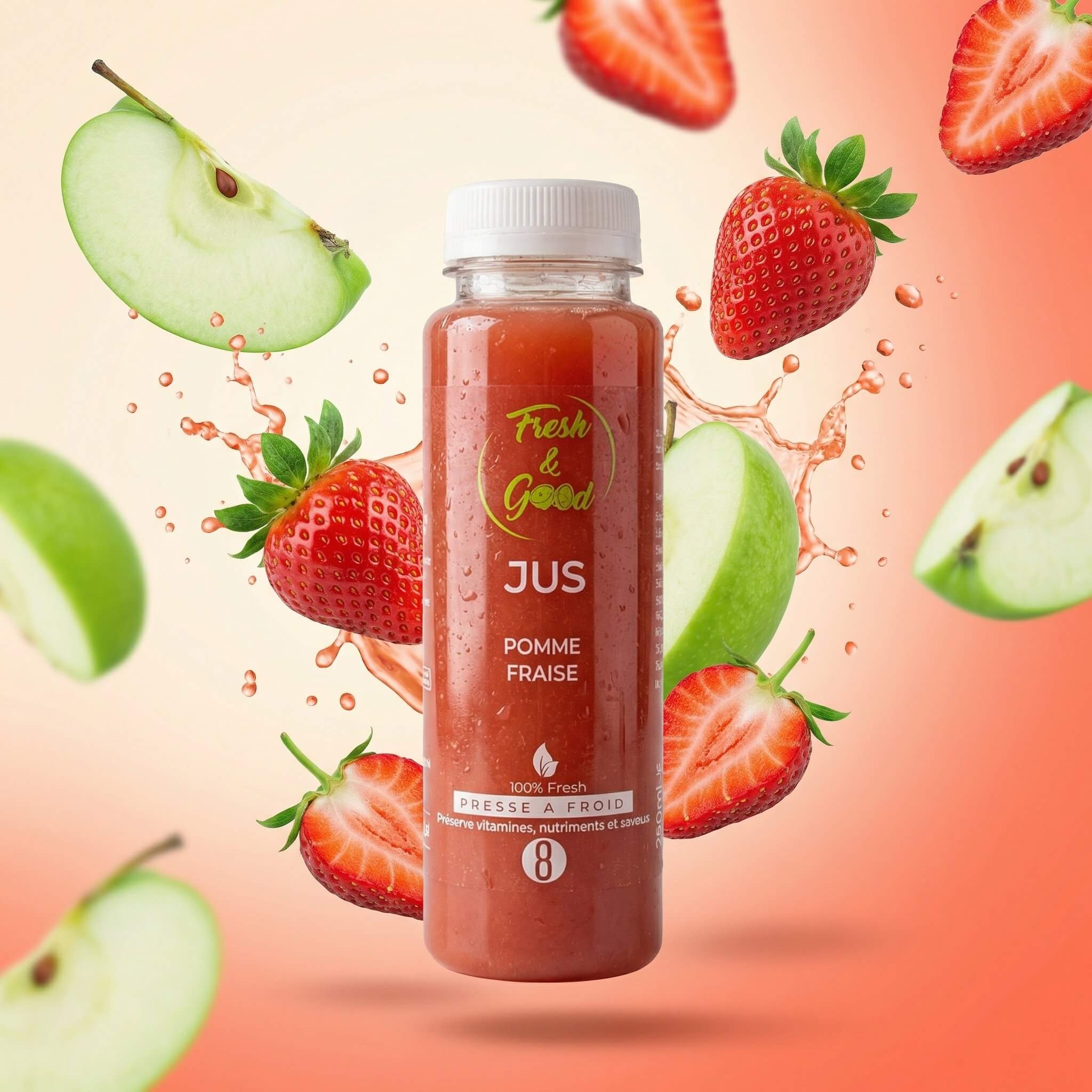 J8 Fraise 250ml
