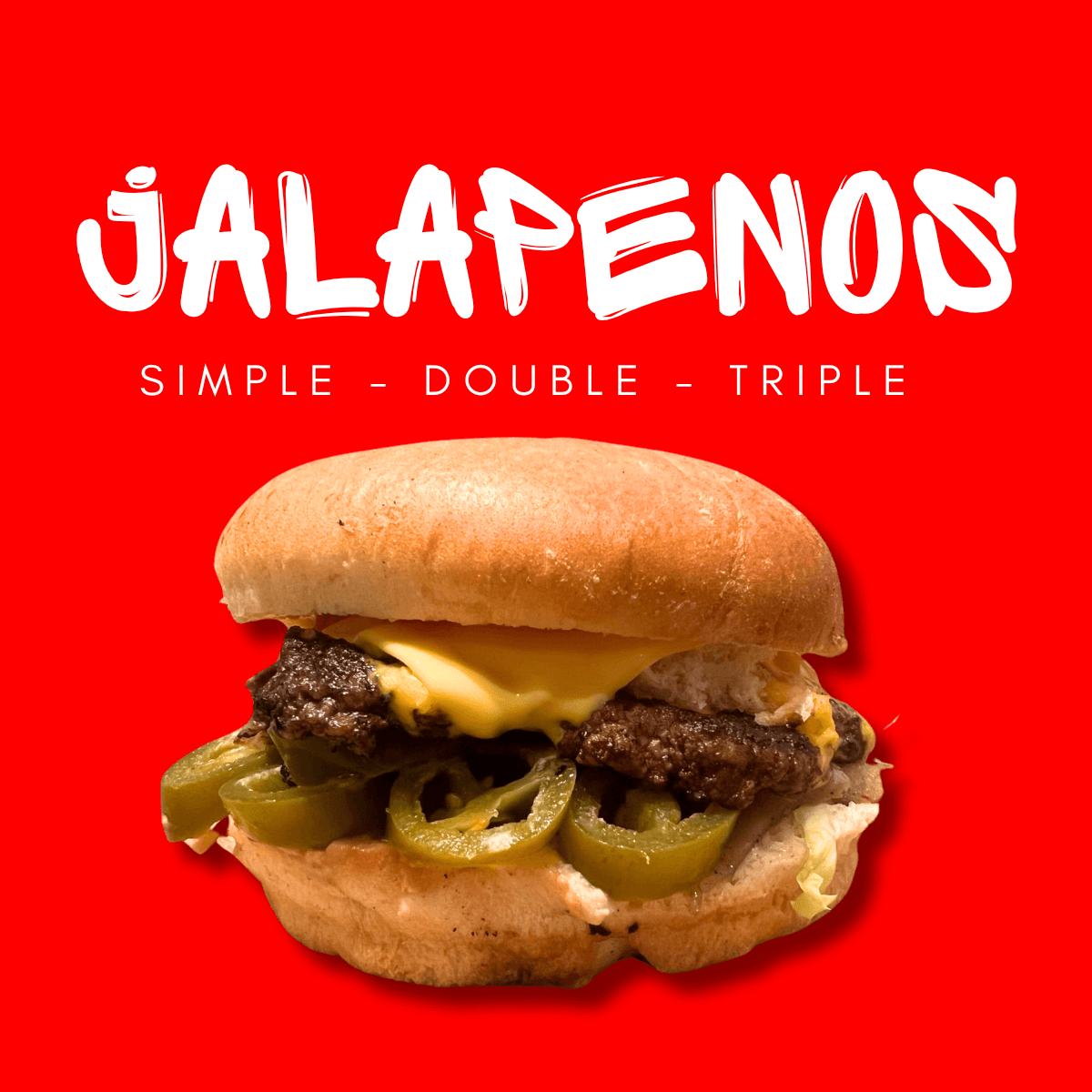Jalapeños Burger Combo + Fresh Fries + Drink - Smash | Delivery in Monaco