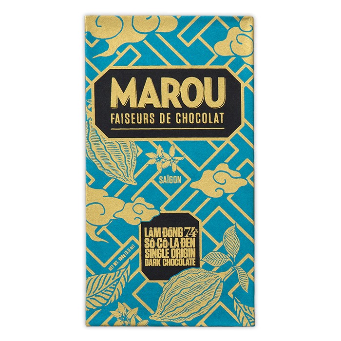 MAROU CHOCOLATE - Artisan Chocolate Bar 74% Lam Dong - Maison del Gusto delivery in Monaco | Mr. Room Service
