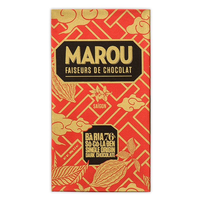 MAROU CHOCOLATE - Artisan Chocolate Bar 76% Ba Ria - Maison del Gusto delivery in Monaco | Mr. Room Service