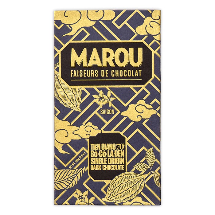 Marou Chocolate - Artisan Chocolate Bar 70% Tien Giang - Maison del Gusto delivery in Monaco | Mr. Room Service