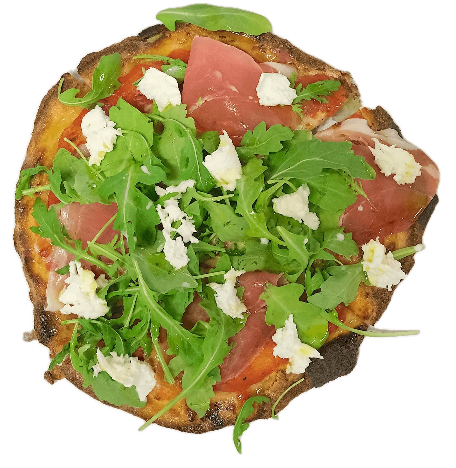 Mini Pizza Bufalo Crudo 22cm - Lo Sfizio Street | Italian Street Food Delivery in Monaco