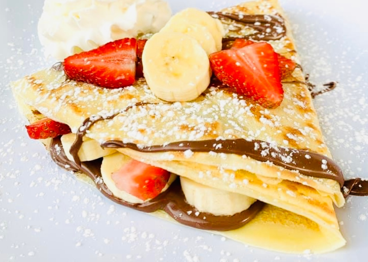 Nutella, strawberries and banana - Bubble Bar Monaco — breakfast, burgers, pizza & pelmeni delivery