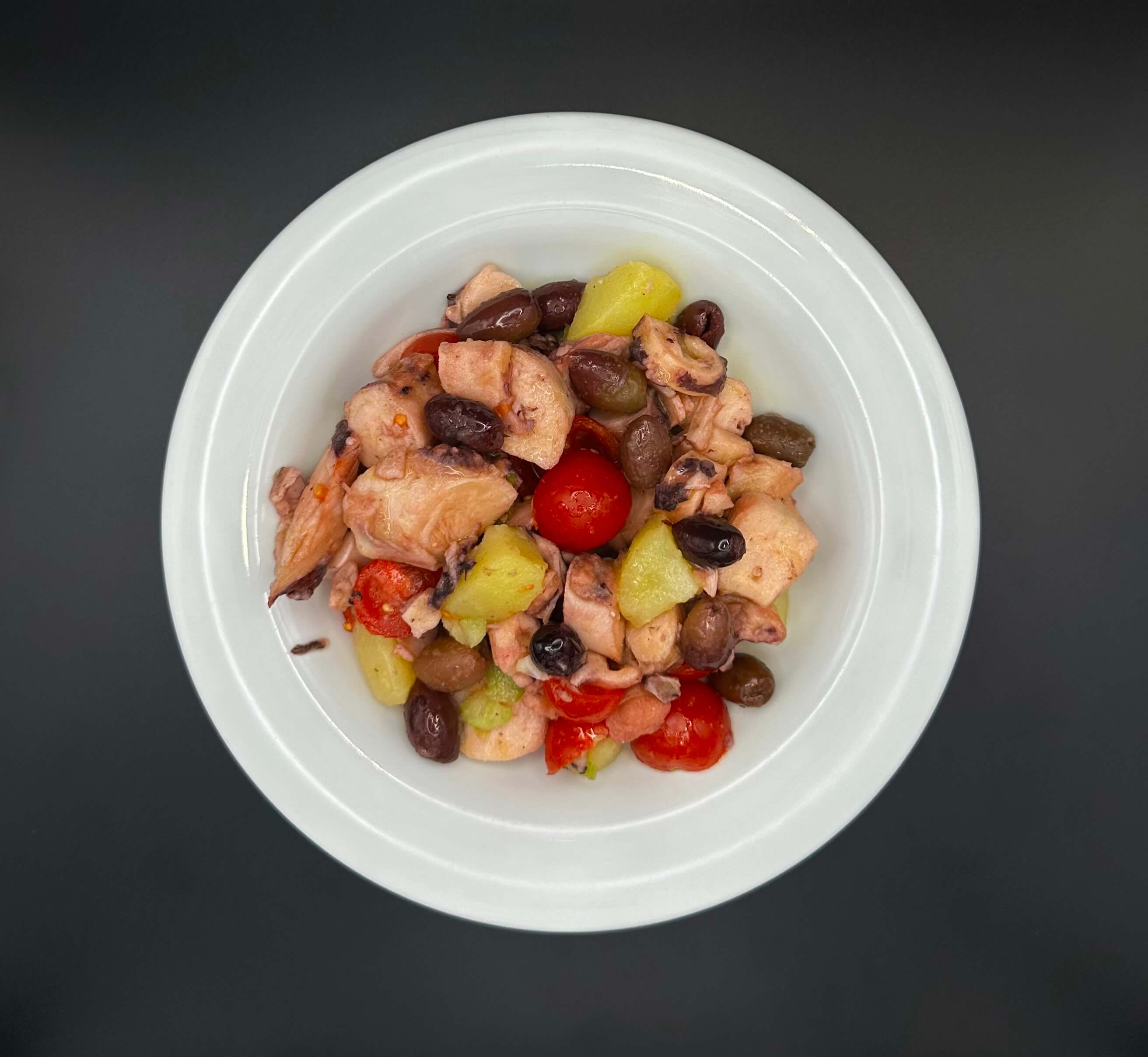Octopus salad with potatoes - Cooks  | Delivery in Monaco