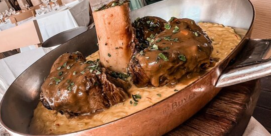 Ossobuco Milanaise Style - Caffe Milano | Italian Restaurant & Coffee Delivery in Monaco