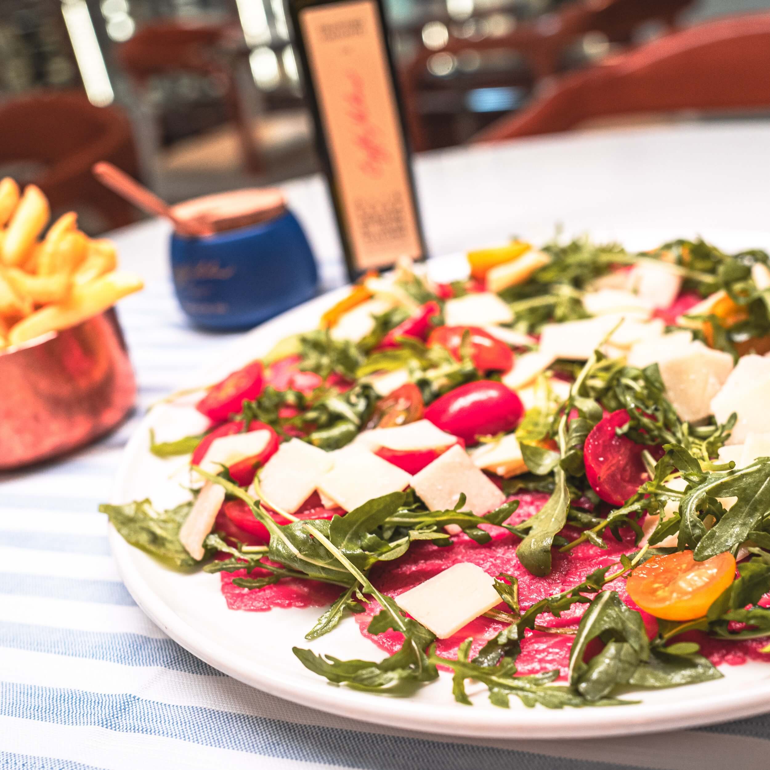 Our Super Beef Carpaccio - Caffe Milano | Italian Restaurant Delivery in Monaco