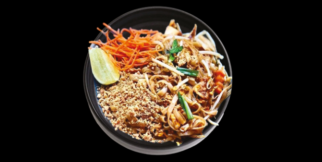 Pad Thaï Veggie - Poke Wok | Livraison Poke Bowls & Cuisine Asiatique à Monaco, Cap-d'Ail & Beausoleil